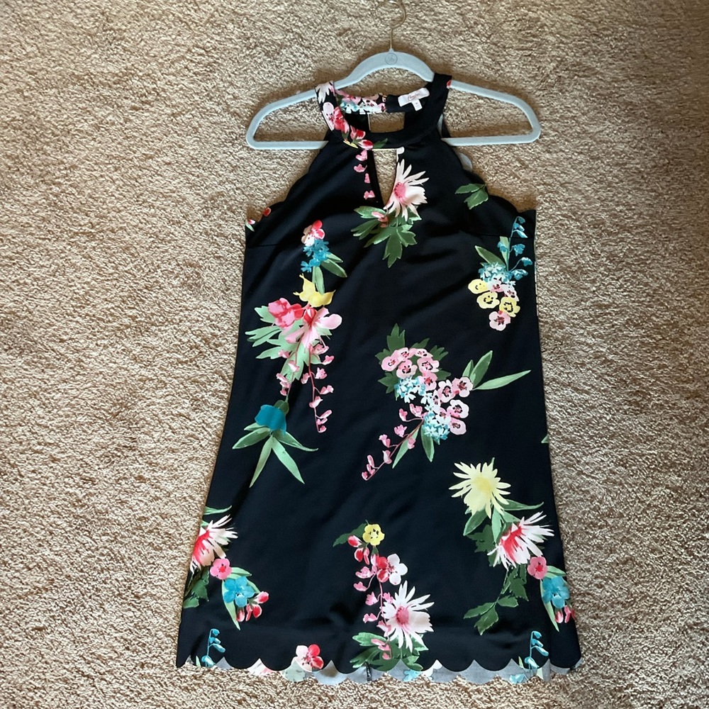 Black Floral Dress